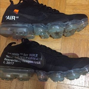 Nike Vapormax off-white crimson black